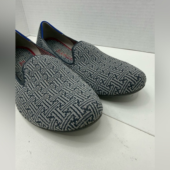 Rothy's The Loafer in Charcoal Grid Retired Pattern Women's Size 8 - Picture 6 of 11